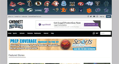Desktop Screenshot of gwinnettprepsports.com